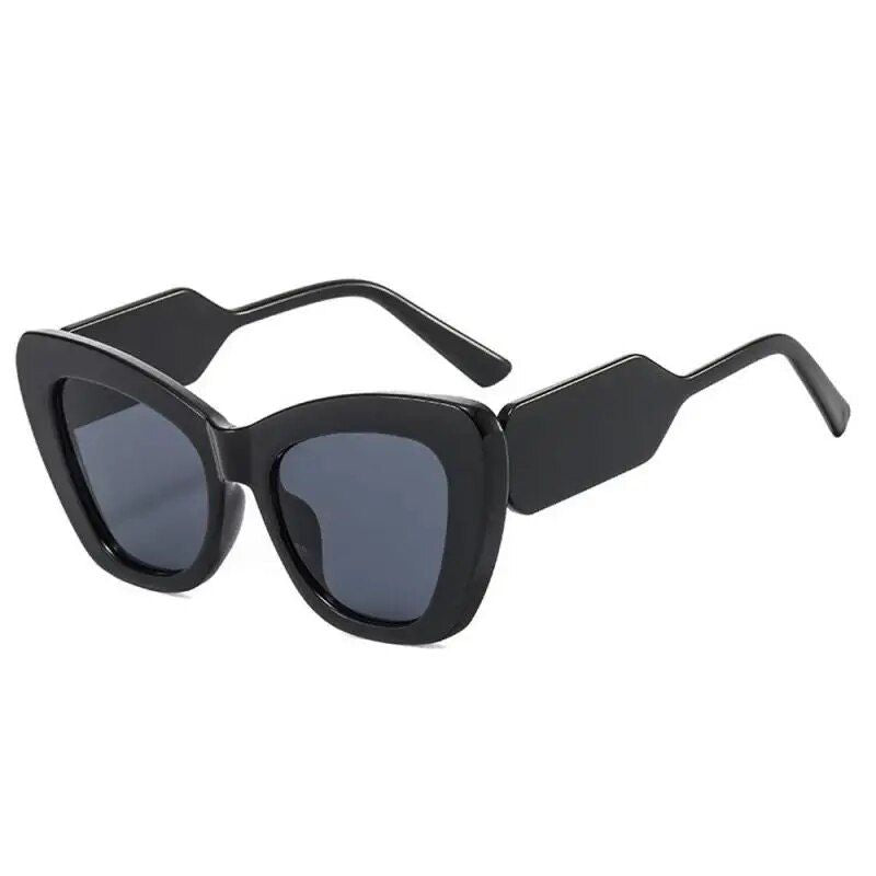 Chic Cat Eye Sunglasses - Unisex Vintage Oversized UV400 Protective Eyewear