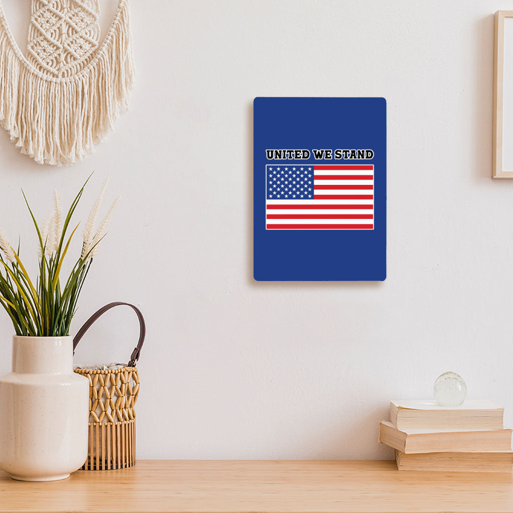 USA Flag Metal Photo Prints - Patriotic Decor Pictures - Trendy Decor Pictures