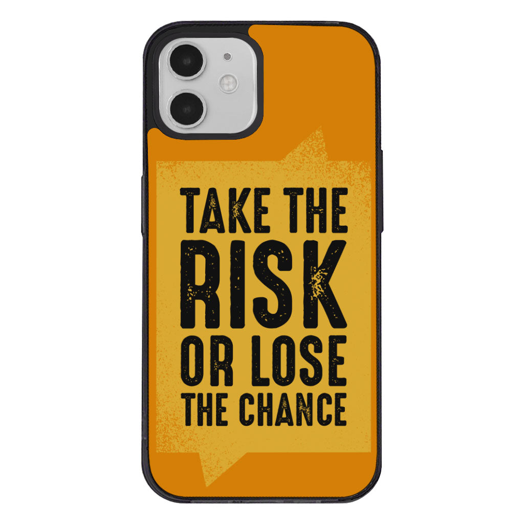 Take the Risk iPhone 12 Case - Cool Phone Case for iPhone 12 - Trendy iPhone 12 Case