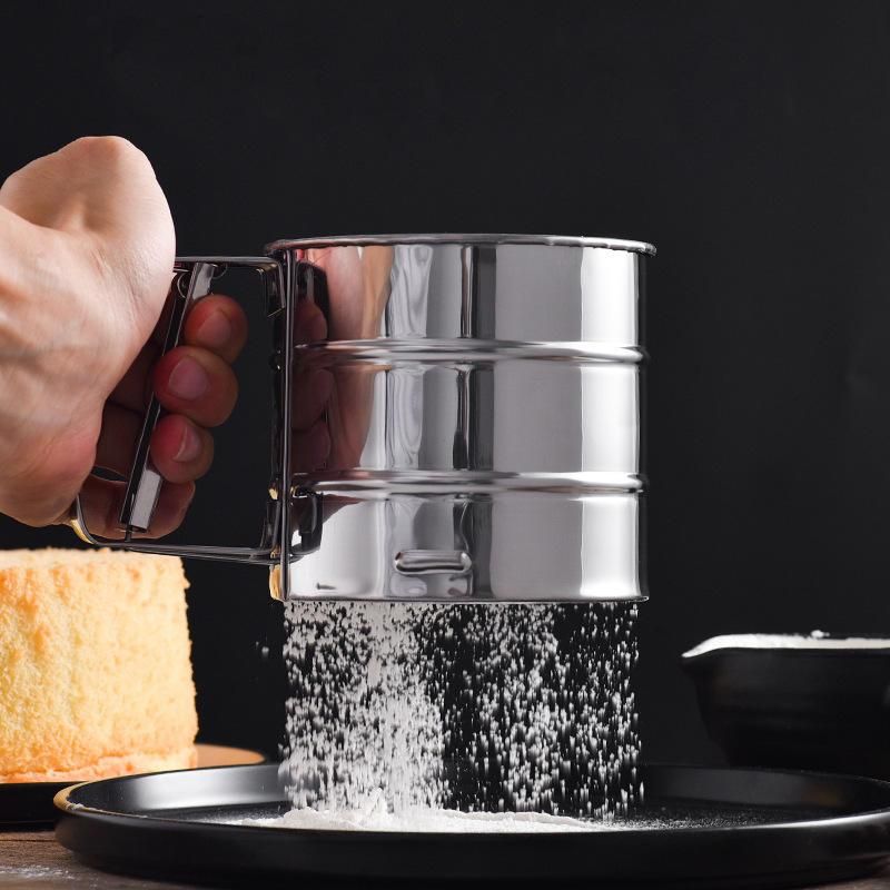 Handheld Semi-Automatic Flour & Sugar Sifter