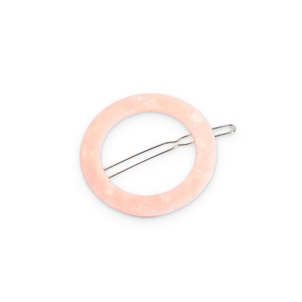 Pink Circle Hair Clip