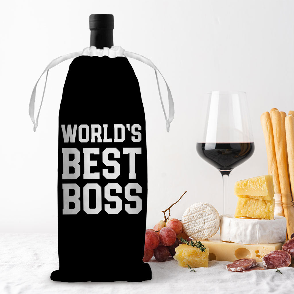 Boss Wine Tote Bag - Gift Wine Tote Bag - Cool Wine Tote Bag