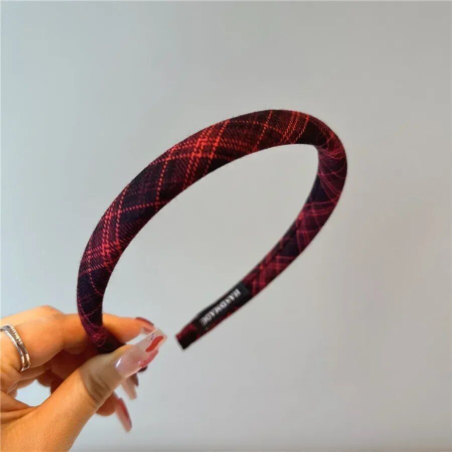 Elegant Plaid Hairband