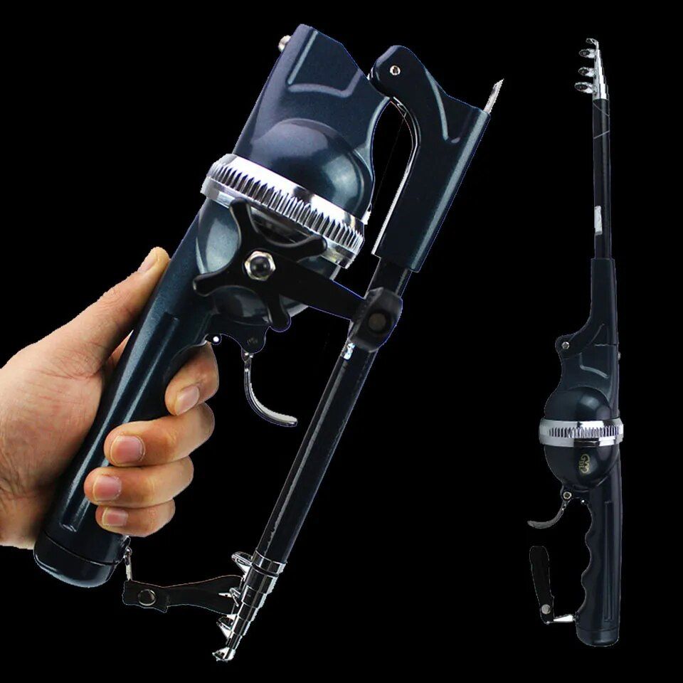 Compact Telescopic Fishing Rod & Reel Combo 134cm