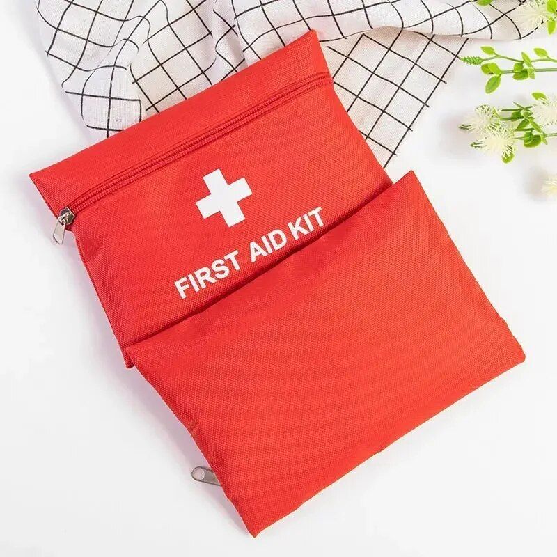 Compact 12Pcs Outdoor First Aid & Emergency Survival Kit