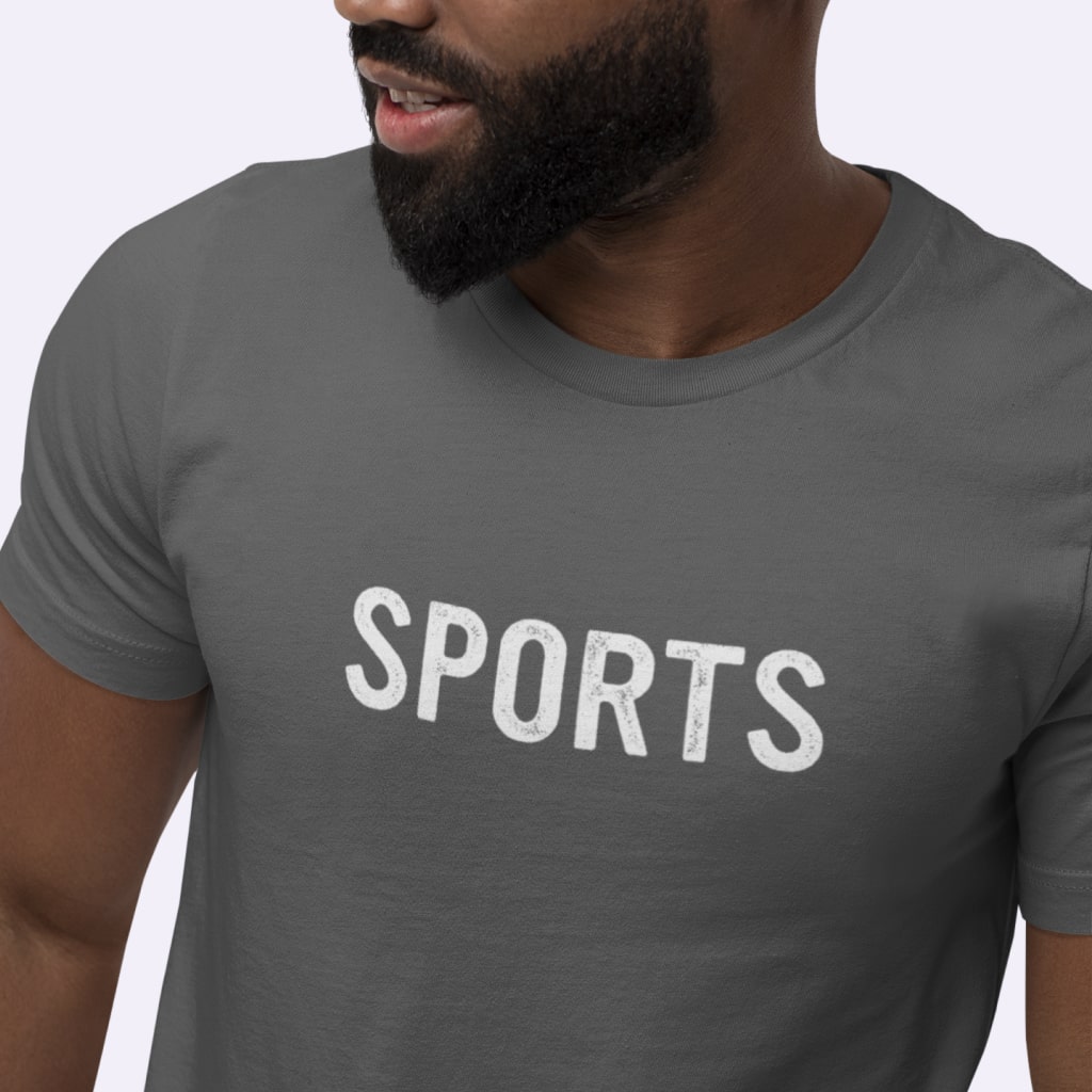 Sports Unisex Jersey T-Shirt Made in USA