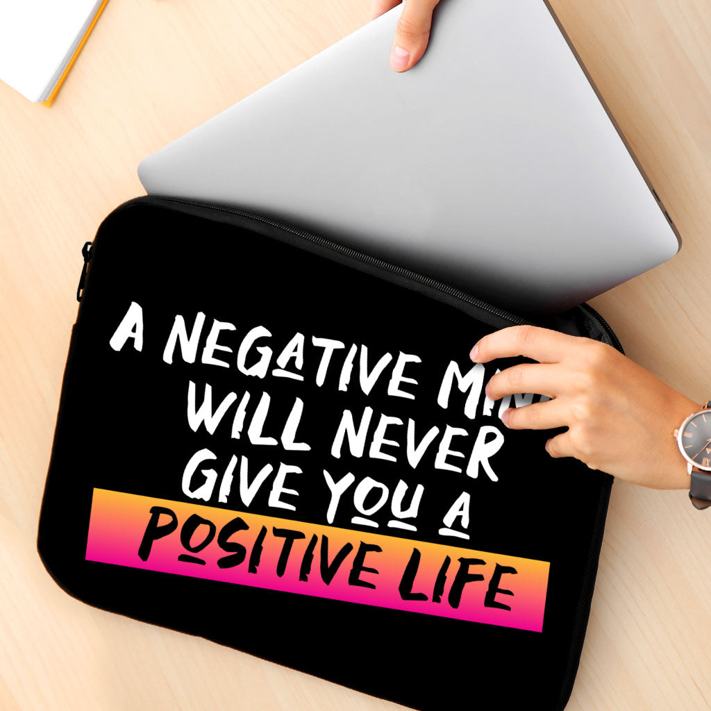 Positive Quote MacBook Pro 16" Two-Sided Sleeve - Trendy Laptop Sleeve - Cool MacBook Sleeve