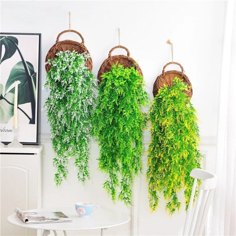 75cm Indoor/Outdoor Artificial Malt Grass Wall Flower Decor