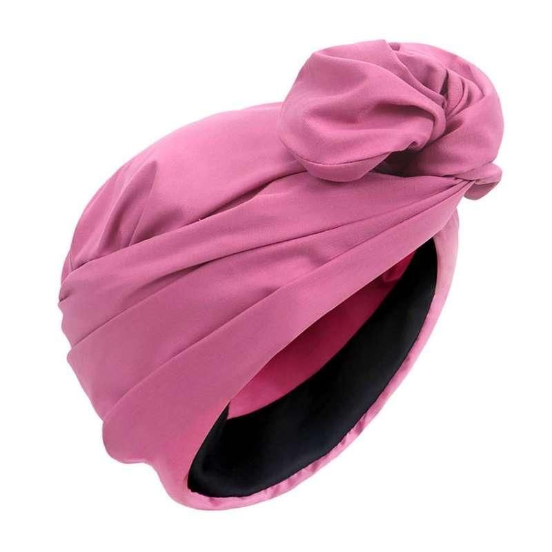 Versatile Solid Color Turban Bandana for Women