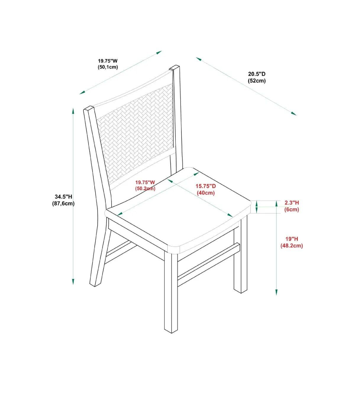 Elegant Natural Wood and Rattan Folding Chair with Upholstered Beige Seat