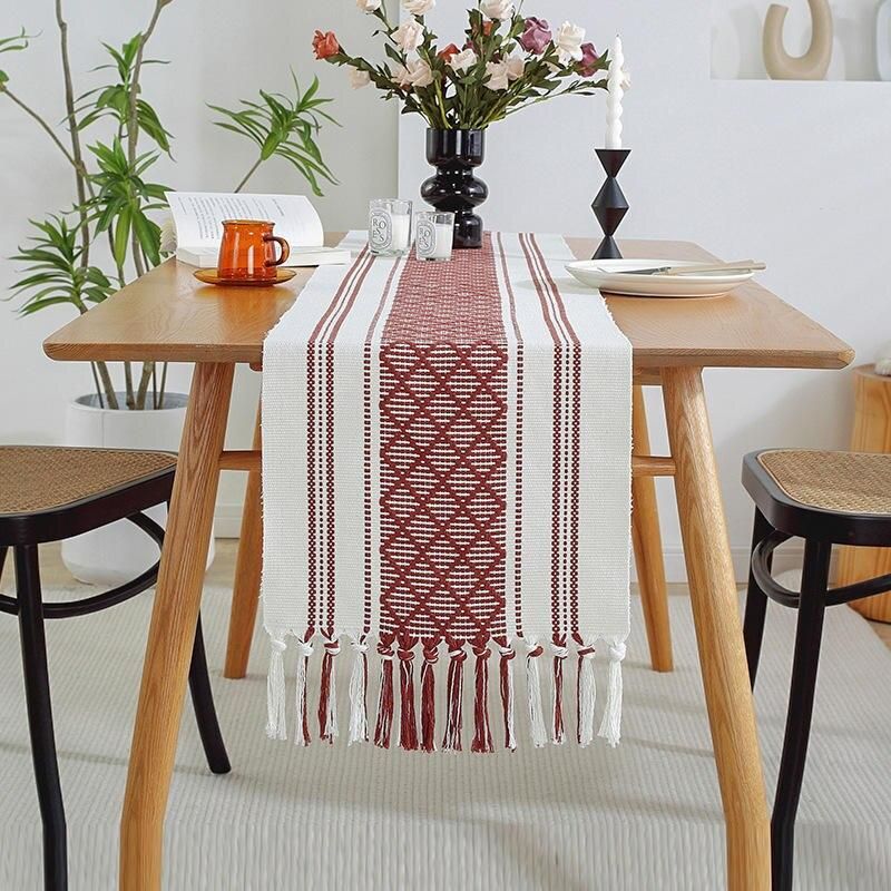 Geometric Nordic Table Runner