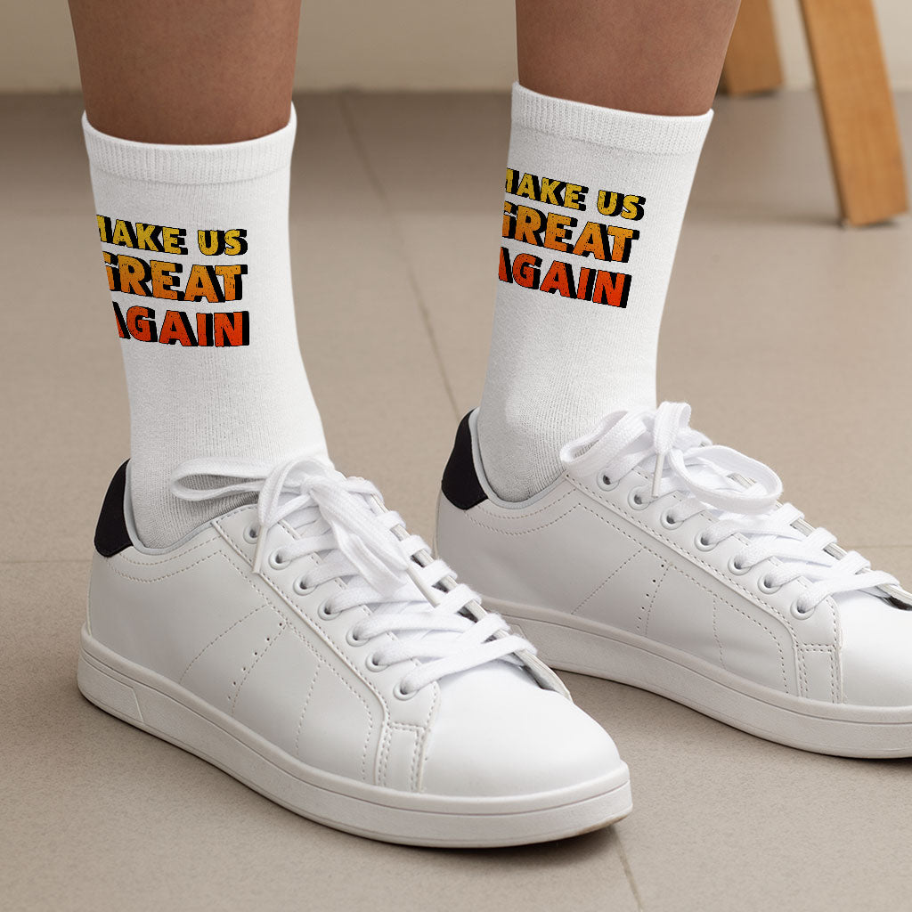 Cool Saying Socks - Cute Novelty Socks - Trendy Crew Socks