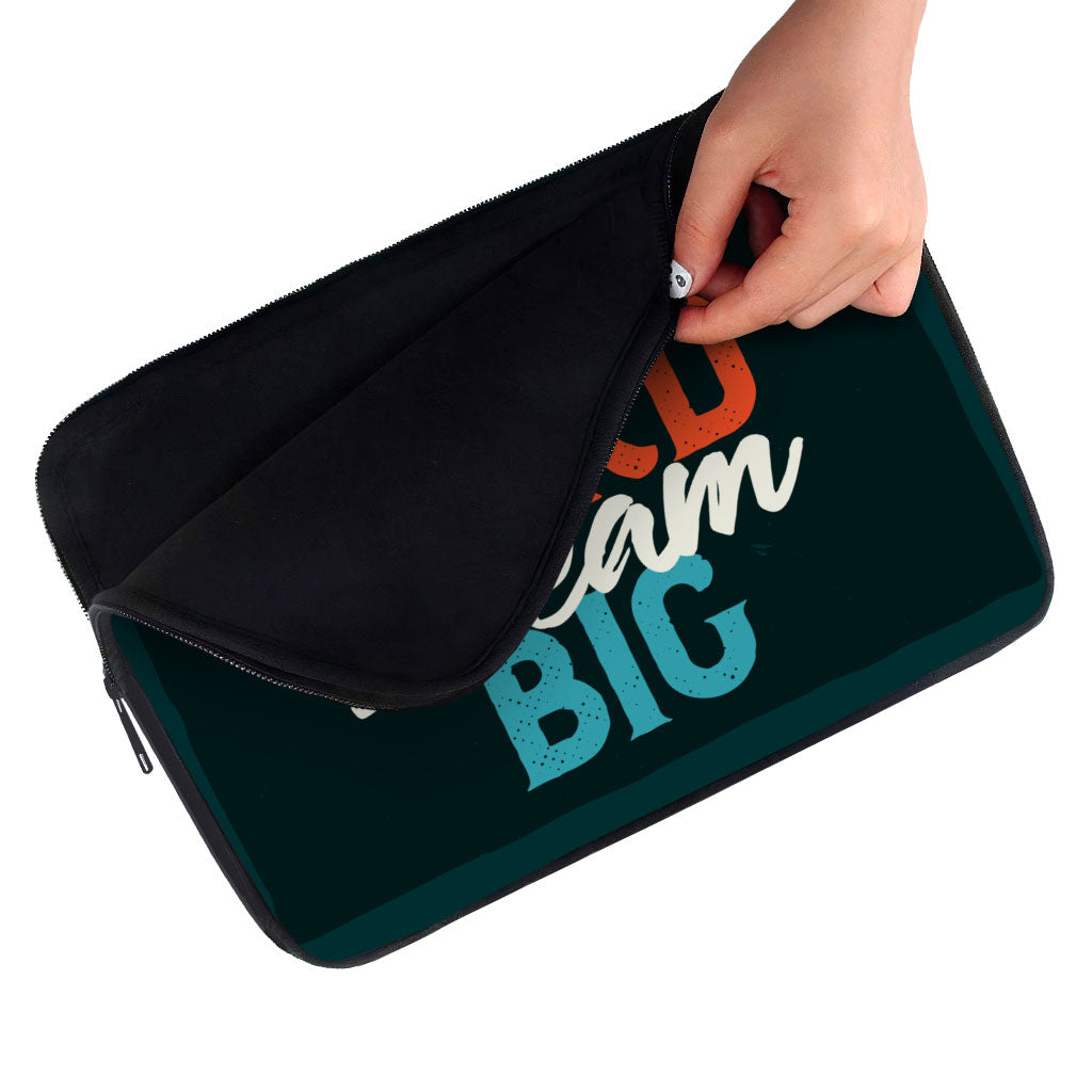 Work Hard Dream Big iPad Sleeve - Motivational Tablet Sleeve - Cool Carrying Case