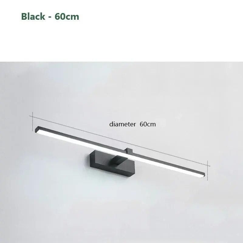 Sleek Modern LED Wall Light for Bathrooms