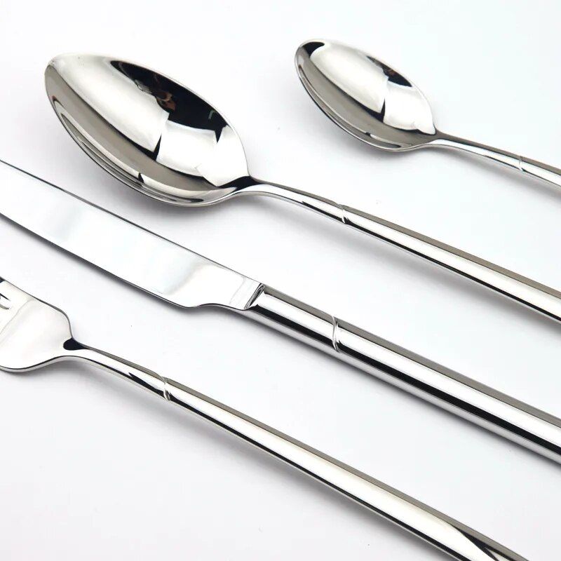 Luxury Stainless Steel 24-Piece Cutlery Set