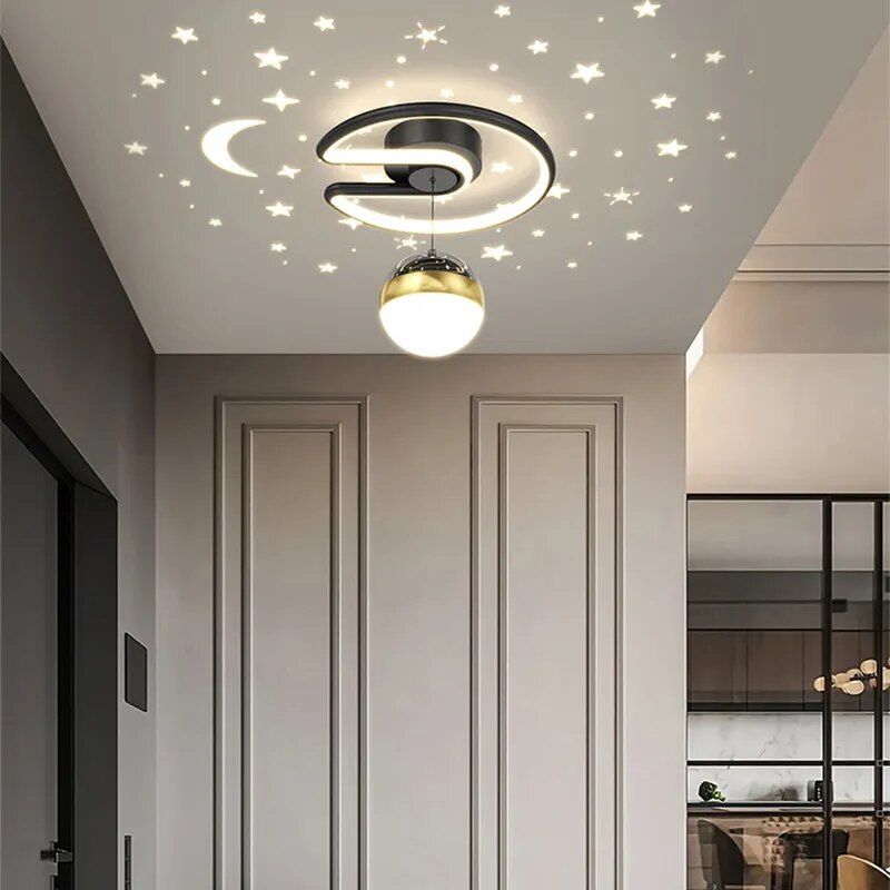 Modern LED Ceiling Light - Multi-Color, Versatile for Home & Office