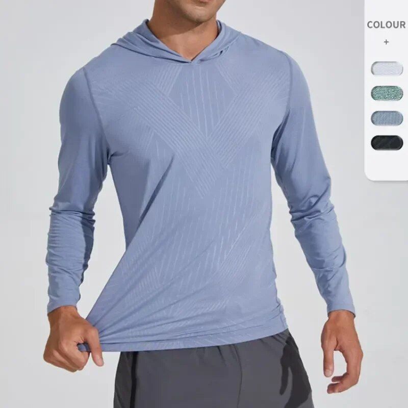 Quick-Dry Long Sleeve Compression Hoodie