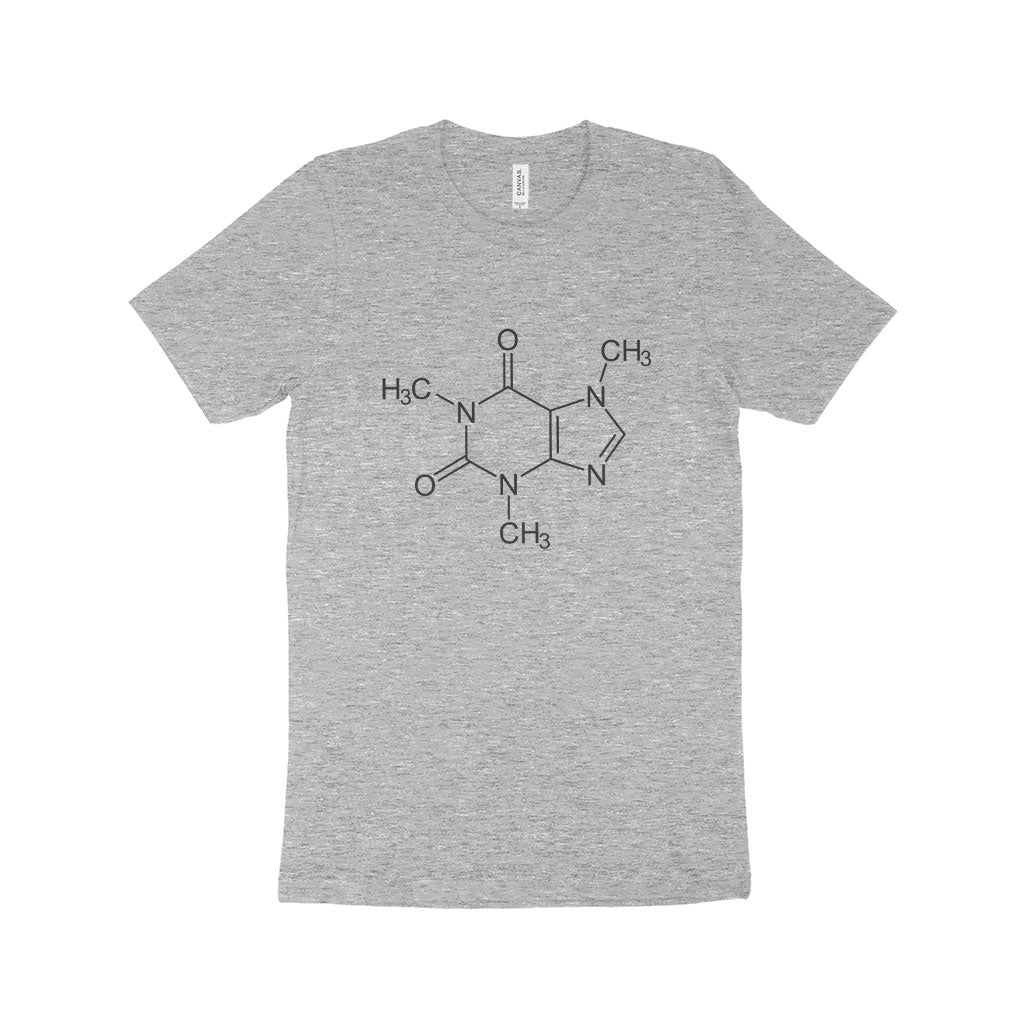 Caffeine Molecule Unisex Jersey T-Shirt Made in USA