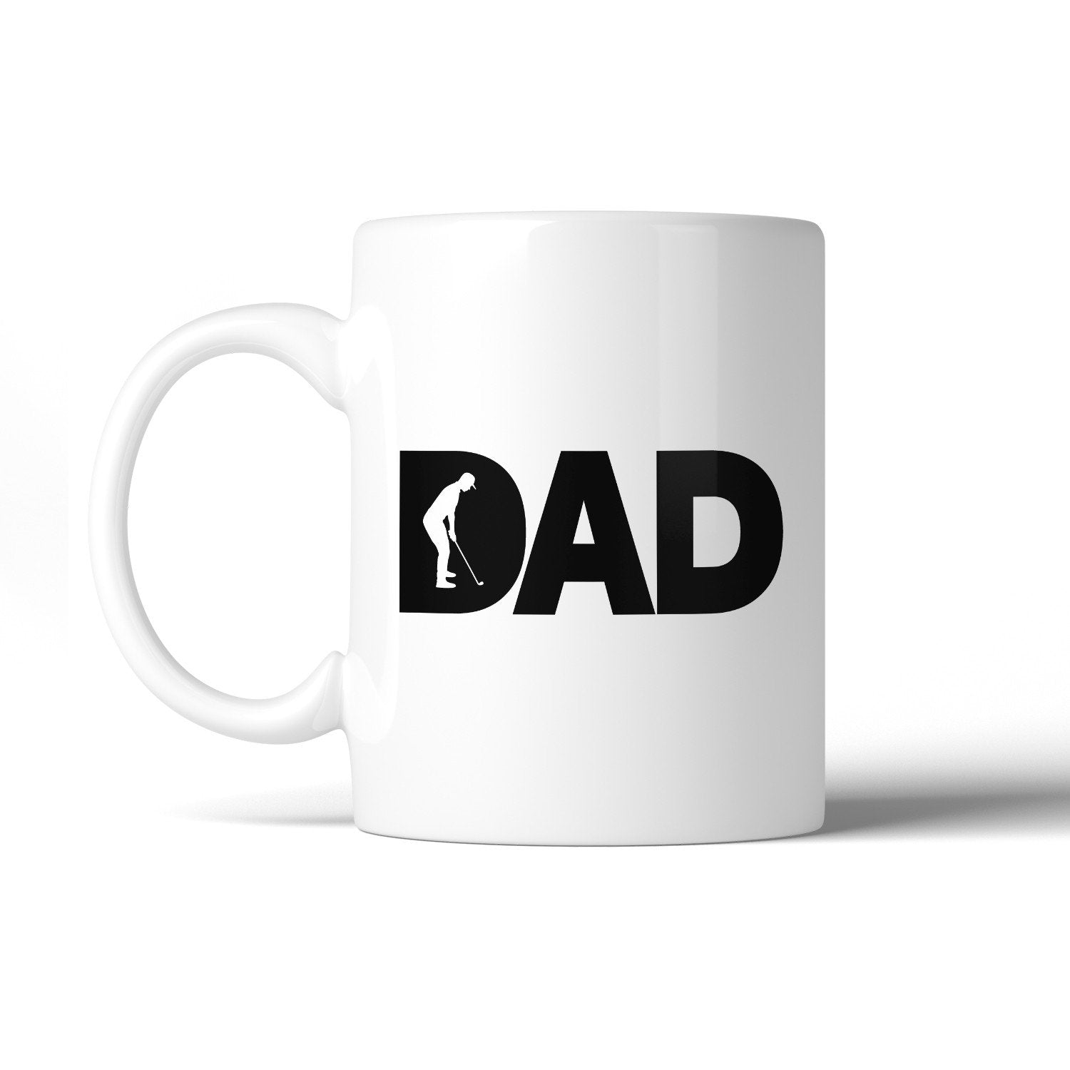 Dad Golf Funny Golf Lover Coffee Mug Perfect Gifts | Teal Tiger