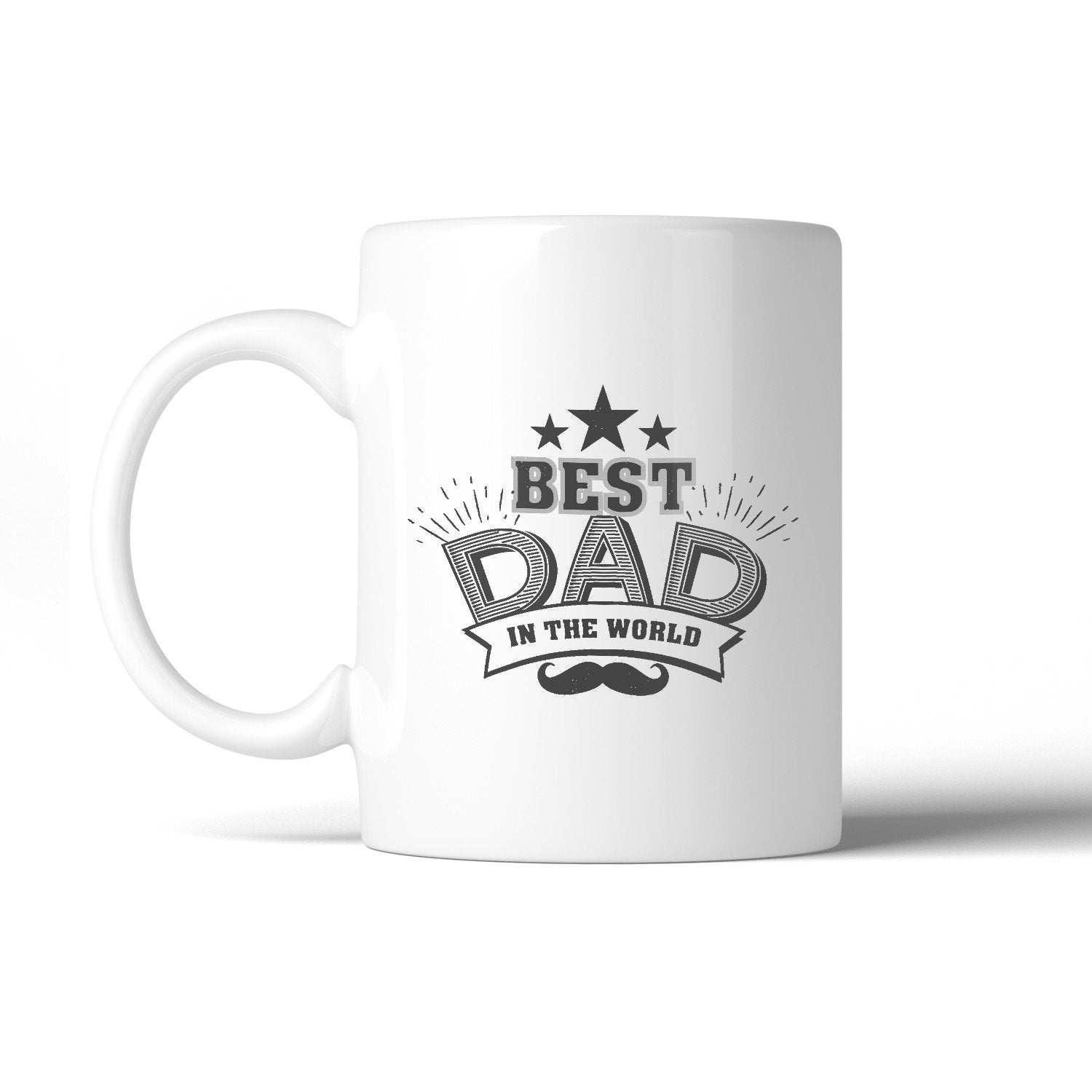 Best Dad In The World Fathers Day Mug Cup | Teal Tiger