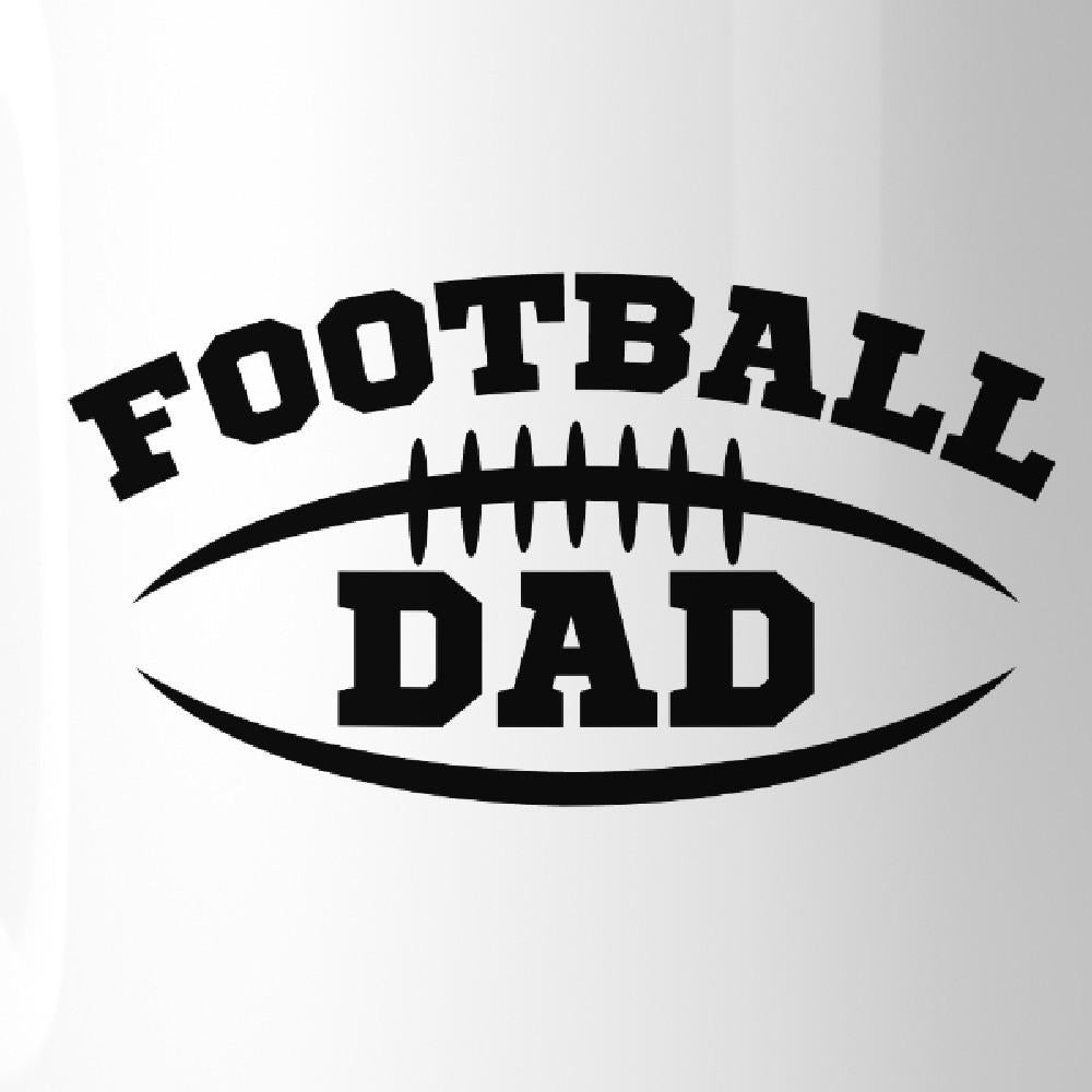 "Football Dad" 11oz Mug, White