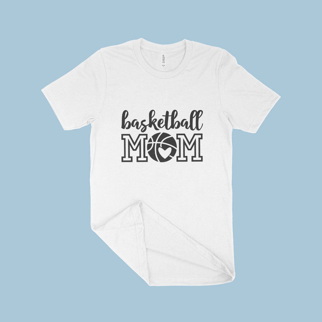 Basketball Mom Women’s Jersey T-Shirt Made in USA