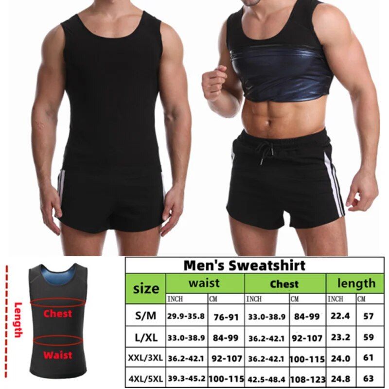 Men's High-Performance Sauna Sweat Vest