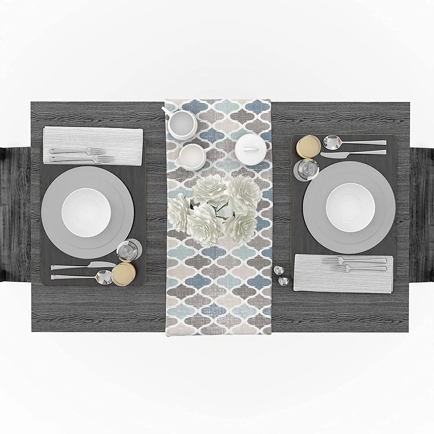 Elegant Table Runner for Modern Home and Event Decor