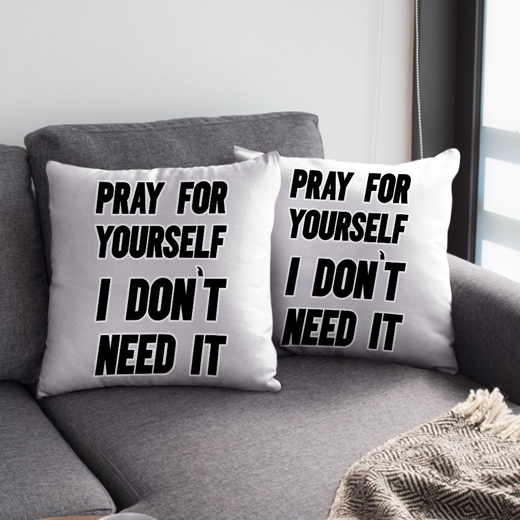 Cool Design Square Pillow Cases - Quote Pillow Covers - Printed Pillowcases