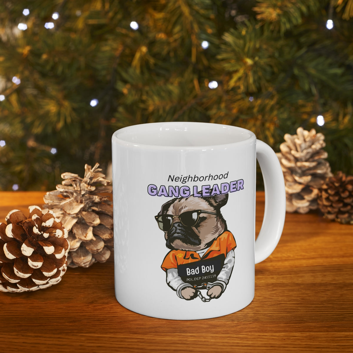 Pug Gang Leader Mug