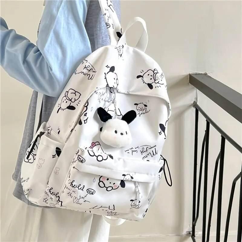 High-Capacity Classic Animal Print Backpack