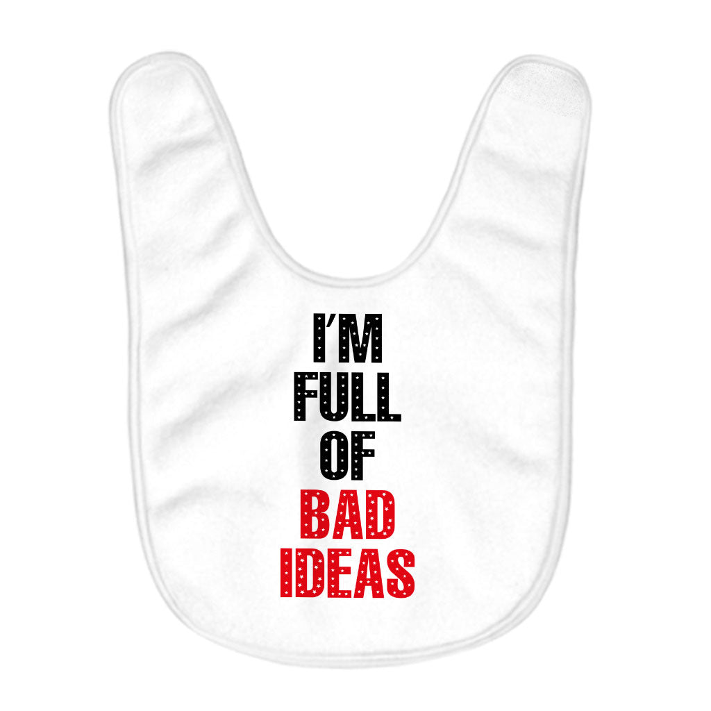 Funny Quote Baby Bibs - Cool Design Baby Feeding Bibs - Printed Bibs for Eating