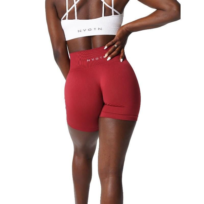 Seamless High-Waist Yoga Shorts