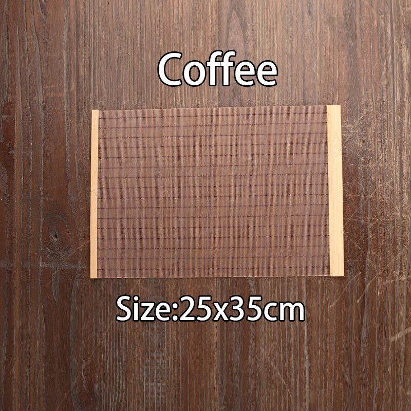 Elegant Bamboo Table Mat - Eco-Friendly Japanese Style Insulated Dining Runner