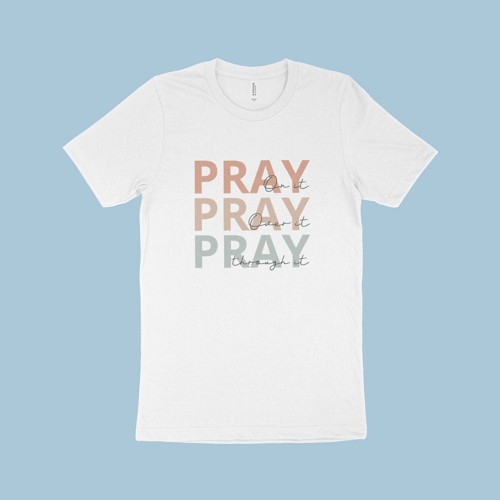 Pray On It Unisex Jersey T-Shirt Made in USA