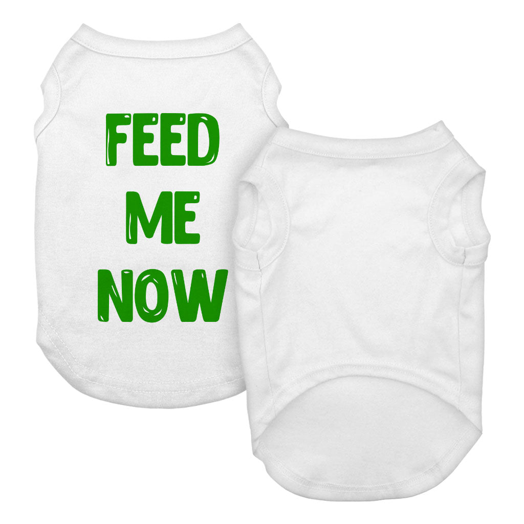 Feed Me Dog Tank - Cool Dog T-Shirt - Best Design Dog Clothing