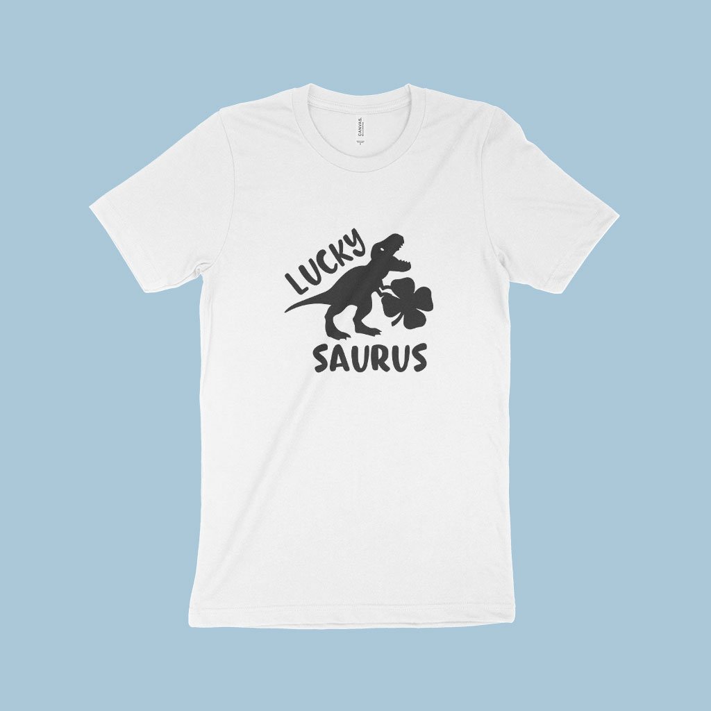 St. Patrick's Day Dinosaur T-Shirt Made in USA