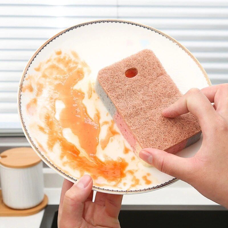 Eco-Friendly Double-Sided Kitchen Cleaning Sponges