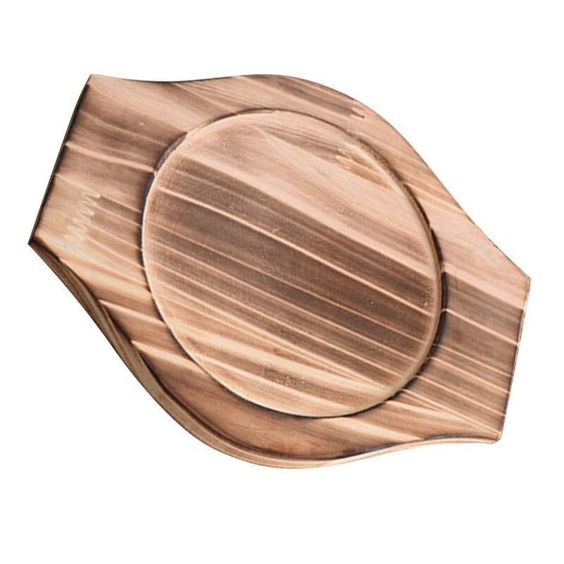 Korean Dolsot Stone Bowl Bamboo Trivet - Heat Resistant Wood Base for Hot Dishes