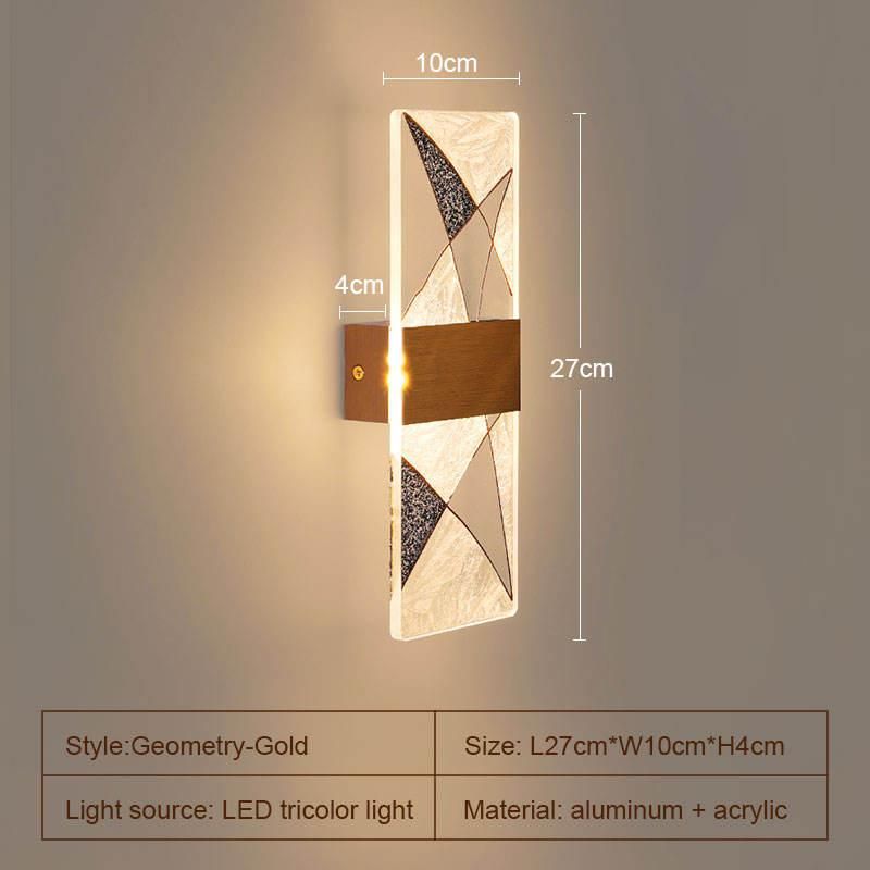 Tricolor LED Wall Light