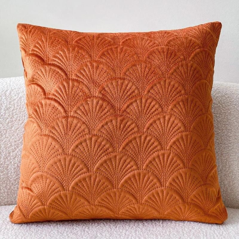 Velvet Geometric Cushion Cover 45x45cm