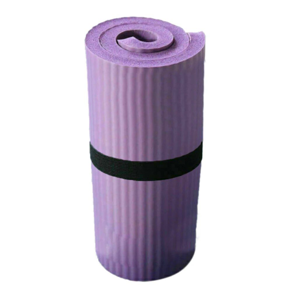 15mm Thick Non-Slip Yoga & Pilates Mat - Multifunctional Exercise and Fitness Accessory