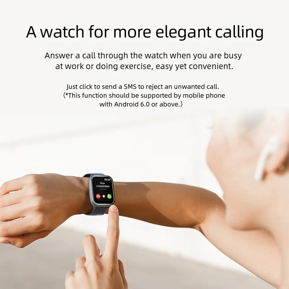 HD Touchscreen Smartwatch with Heart Rate & SpO2 Monitoring, 70 Sports Modes, 10-Day Battery