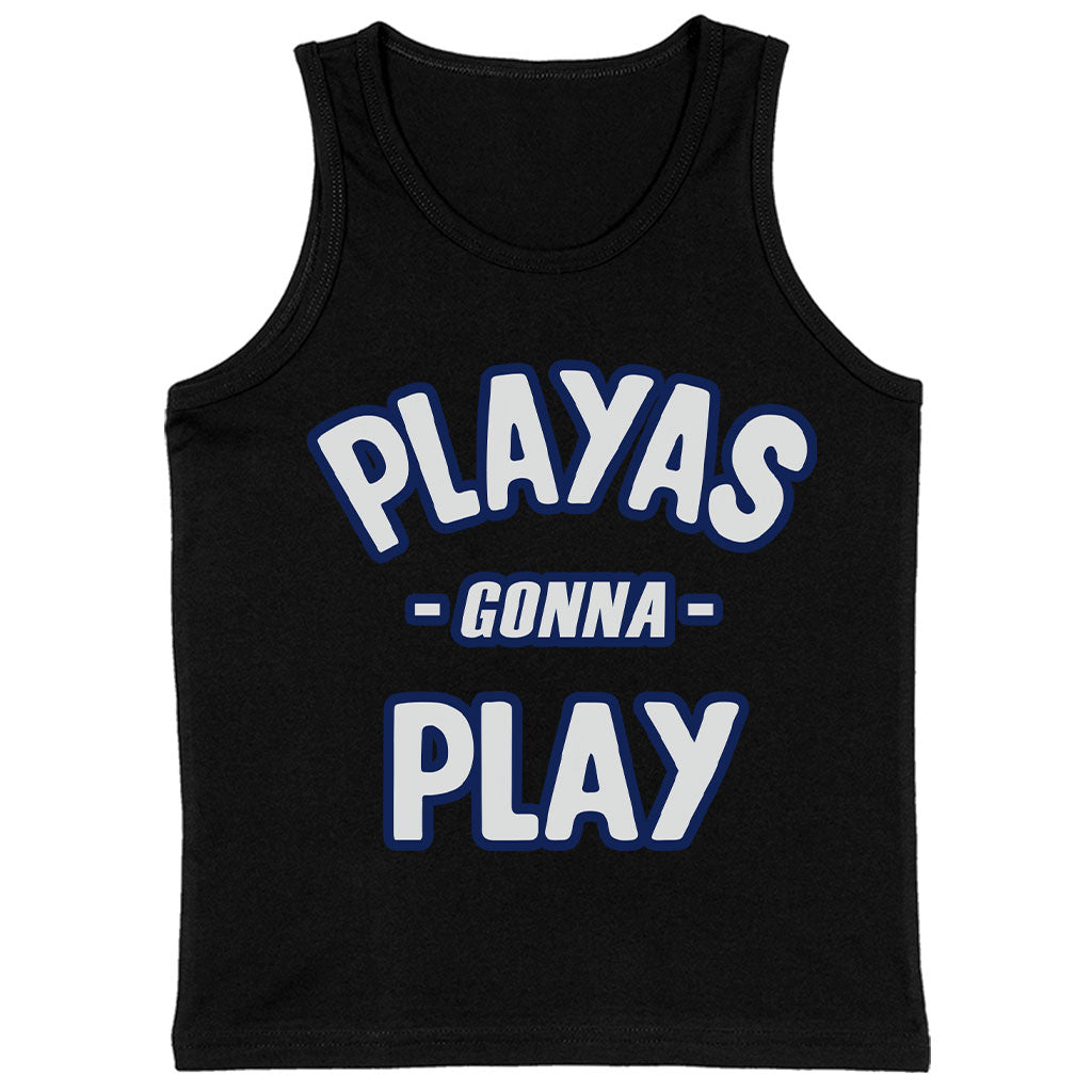 Playas Gonna Play Kids' Jersey Tank - Funny Sleeveless T-Shirt - Themed Kids' Tank Top