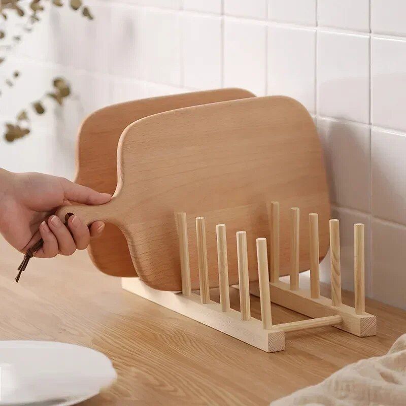 Bamboo Dish Rack - Elegant and Eco-Friendly Kitchen Organizer