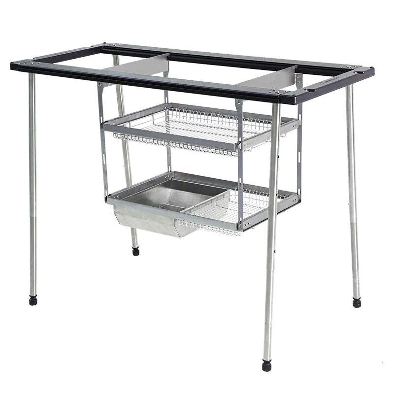 Stainless Steel Dual Hanging Rack for Outdoor IGT Tables