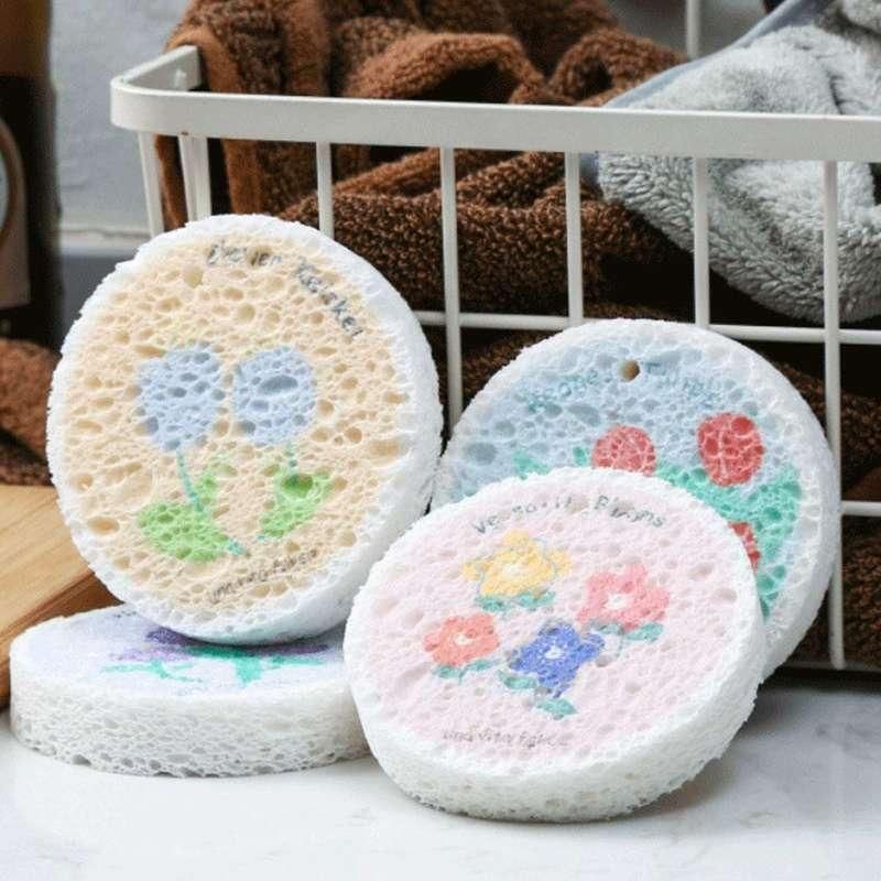 Charming Flower Magic Cleaning Sponges