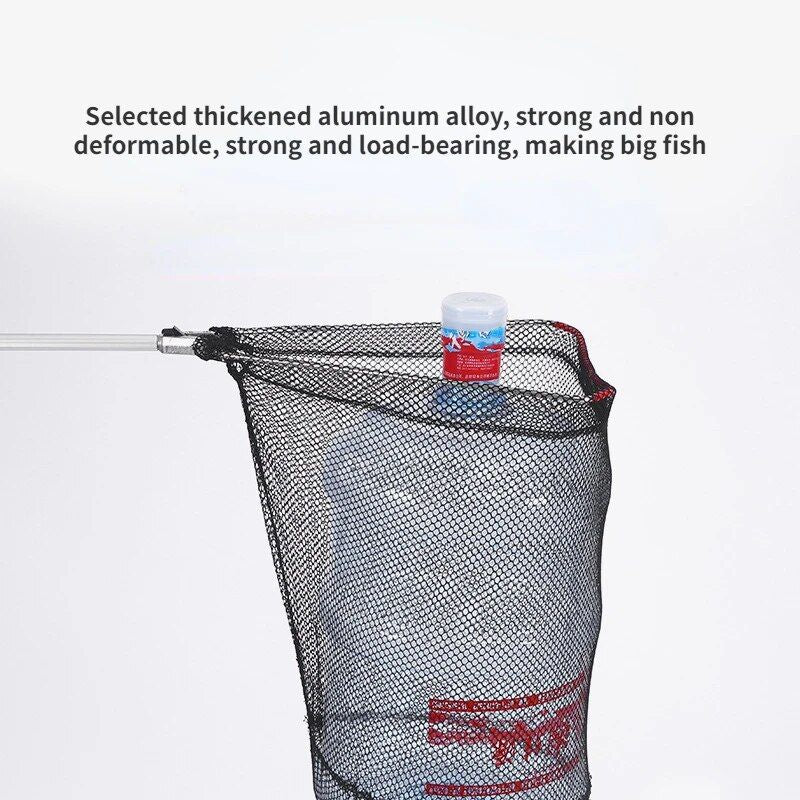 Portable Aluminum Triangular Fishing Net - Collapsible & Retractable