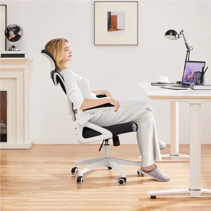 High Back Ergonomic Office Chair with Adjustable Headrest