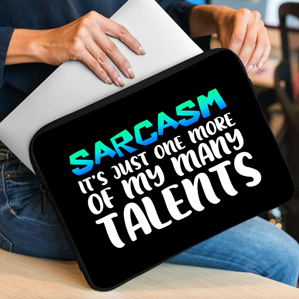 Sarcasm MacBook Air 14" Sleeve - Funny Laptop Sleeve - Printed MacBook Sleeve